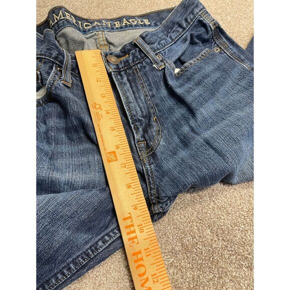 American Eagle original bootcut jeans mens sz 30/30 100% cotton retro Y2K - Picture 7 of 12